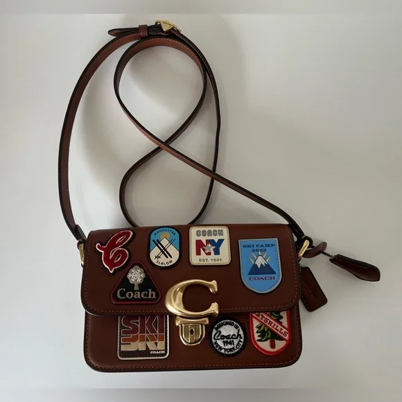 COACH Studio 19 Featuring Ski Patches & Locking Coach Buckle - Picture 5 of 11